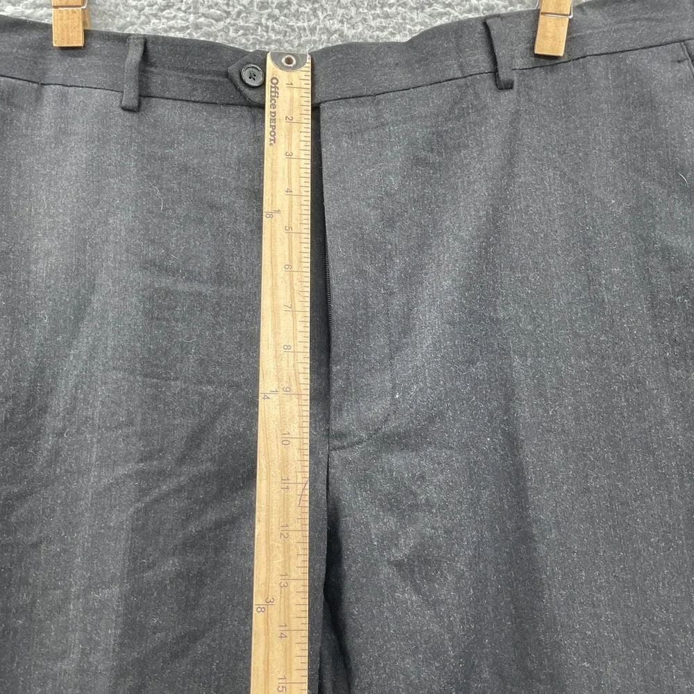 Zignone Wool Dress Pants Mens 38x29* Black Corpcore Classic Career Business 90's
